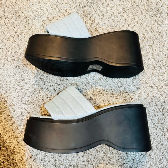 Azalea Wang Maggie Platform Sandal in Blue Size 7 Women’s NEW - Picture 8 of 10